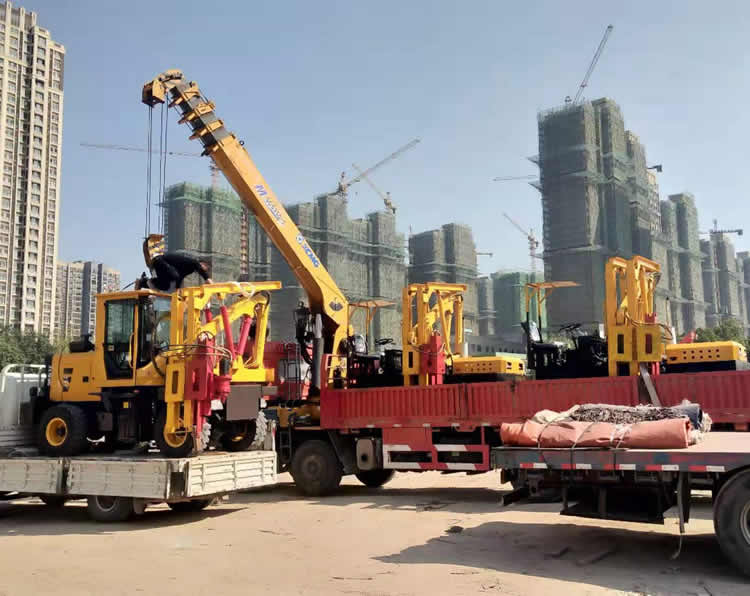 護欄打樁機打孔機 機械設備五